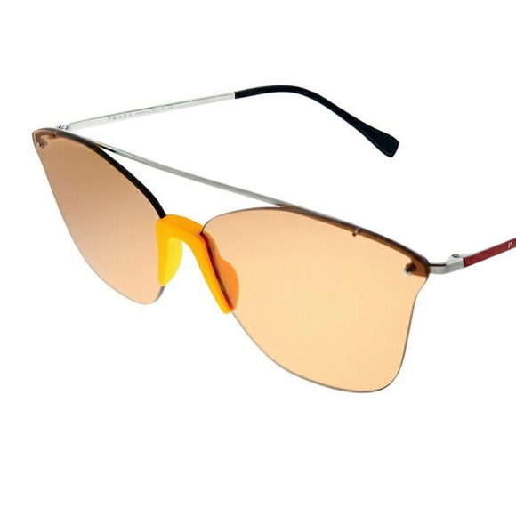 Prada Linea Rossa Unisex Orange Lens Sungl… - Picture 2 of 7
